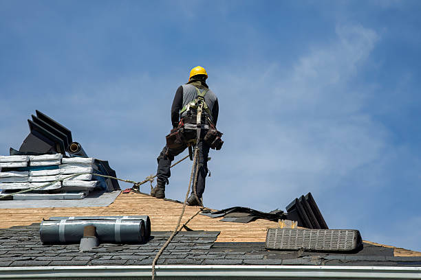 Professional Roof Replacement technician working in Hannibal, OH